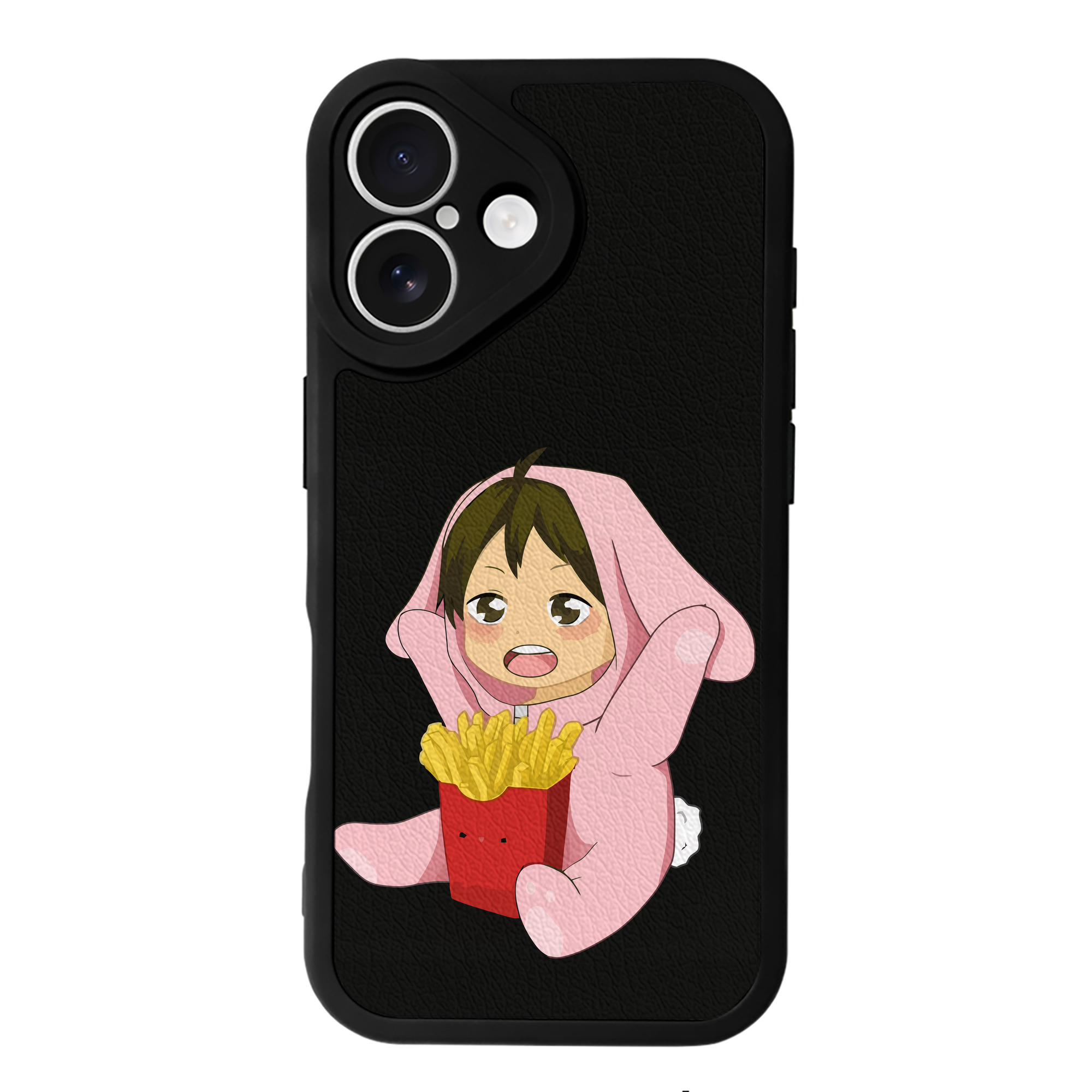 （画像用） ハイキュー!! Haikyu!! 【iPhone 16シリーズ対応】シリコンスマホケース（レザー調） 材質：シリコン
